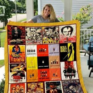 Quentin Tarantino Quilt Blanket and Home Decor
