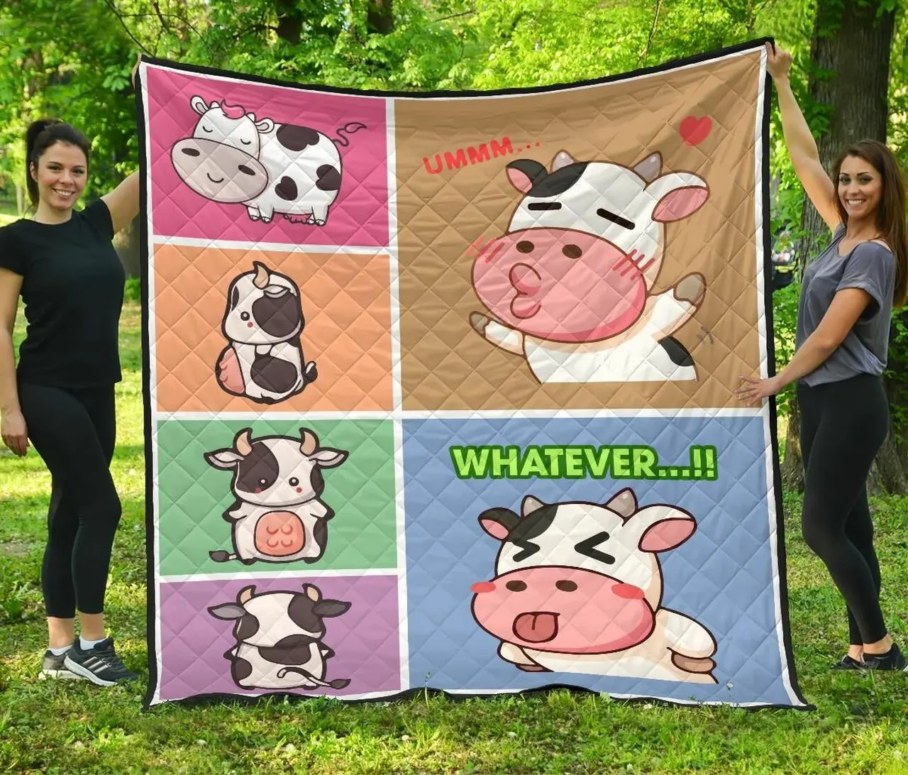Quilt Blanket For Cow Lovers 14 Dhc131232Dd and Home Decor