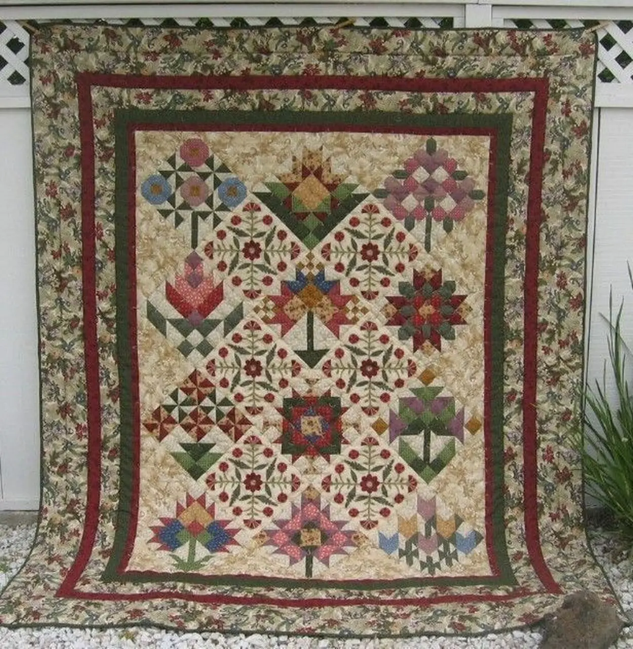 Quilter Garden Quilt Tdhph and Home Decor