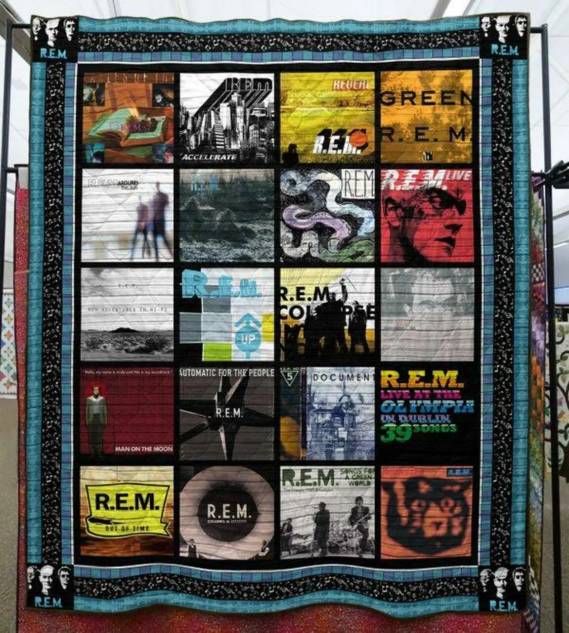 R E M Memories Quilt Blanket Ph01 Quilt and Home Decor