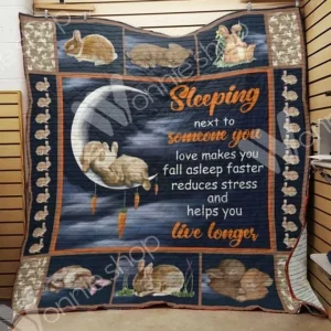 Rabbit Cl15100300Mdq Quilt Blanket and Home Decor