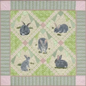 Rabbit Clm050729 Quilt Blanket and Home Decor