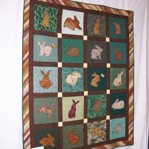 Rabbit Galore Quilt Tdhah and Home Decor