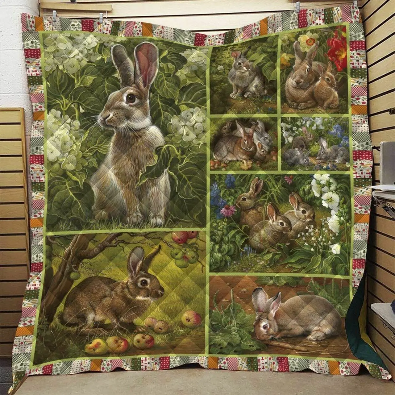 Rabbit N V6 3D Customized Quilt and Home Decor