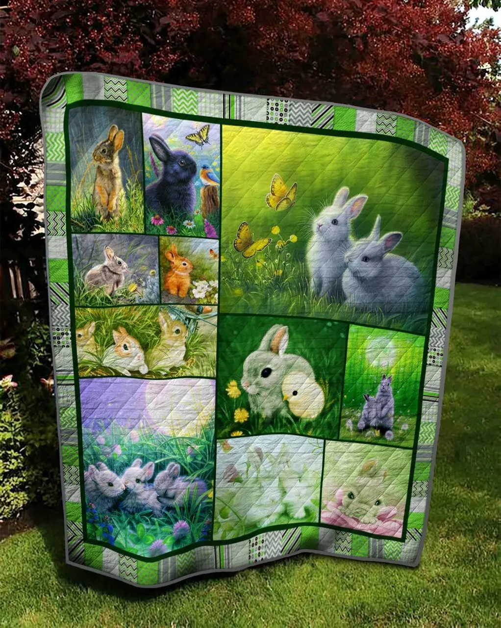 Rabbit Quilt Tdhcu and Home Decor