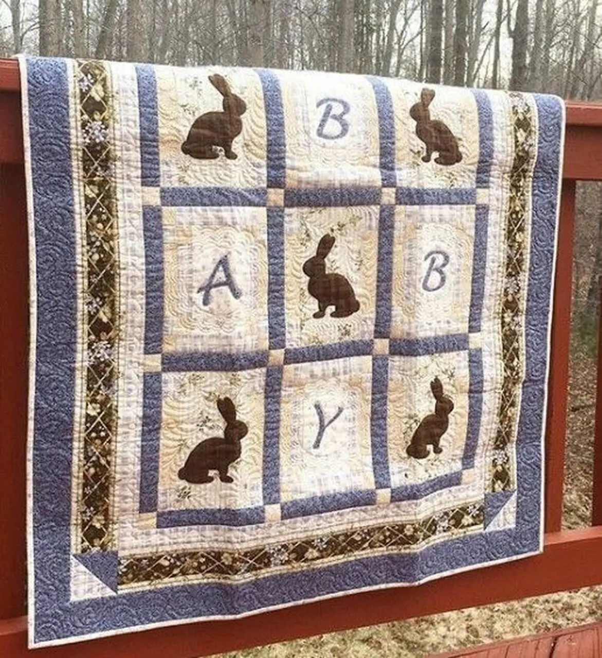 Rabbit Quilt Tdhjw and Home Decor