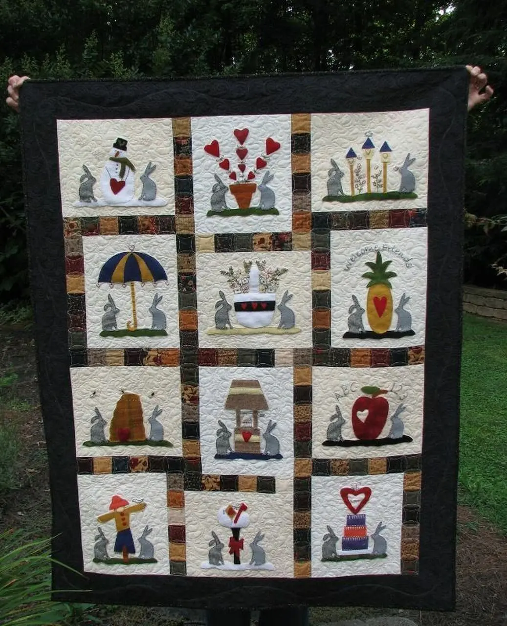 Rabbit Quilt Tdhsc and Home Decor