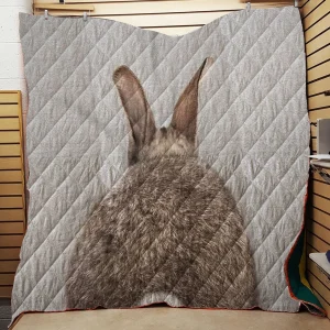 Rabbit Tail Colorful Throw Quilt Blanket and Home Decor