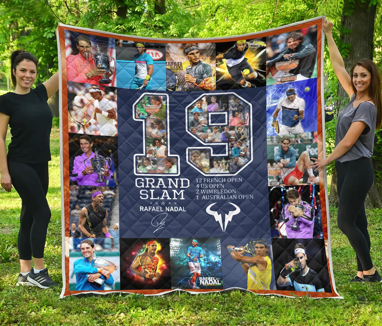 Rafael Nadal Anniversary Quilt and Home Decor