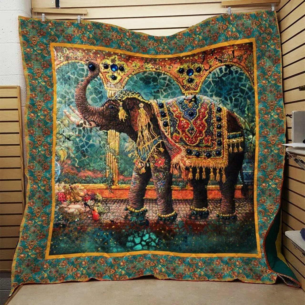 Rajahs Feast Quilt Blanket and Home Decor