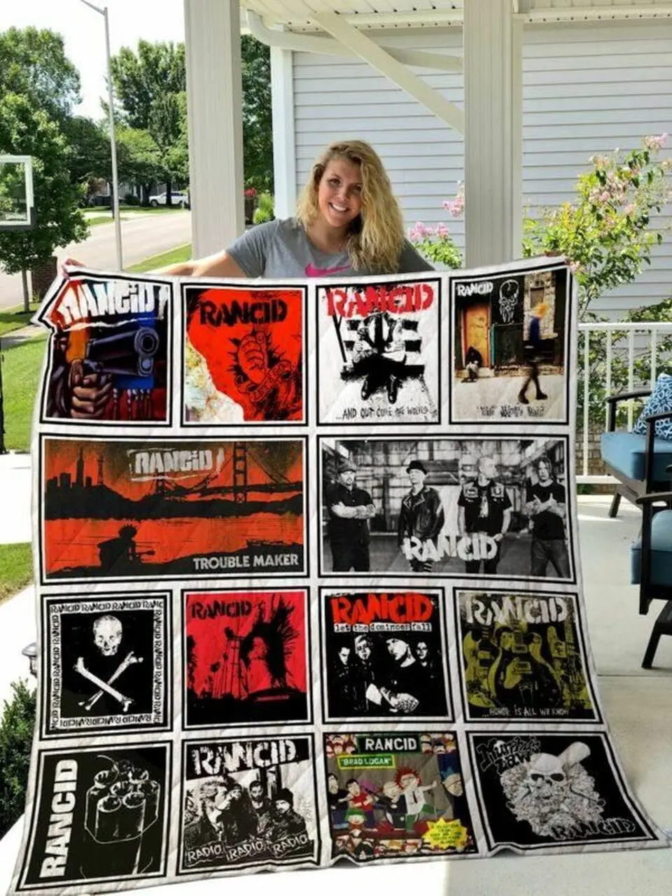 Rancid 3D Personalized Customized Quilt Blanket 6 and Home Decor