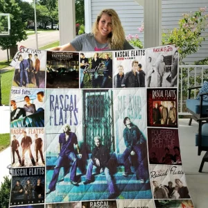 Rascal Flatts Quilt Blanket 0754 and Home Decor