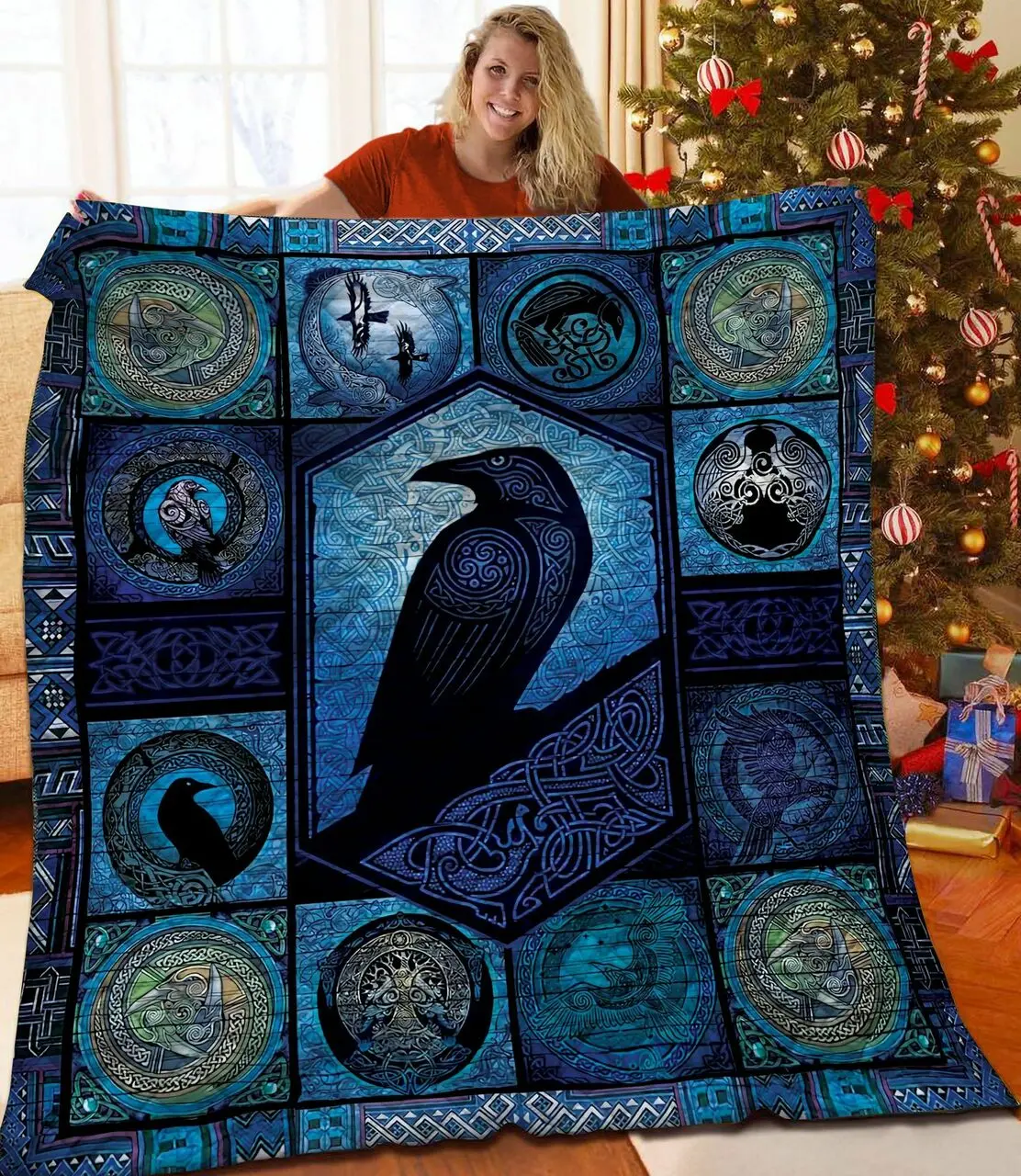 Raven First Love JFJ11825 3D Customized Quilt 2707 and Home Decor