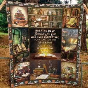 Reading Quilt Blanket Dhc13122827Vt and Home Decor