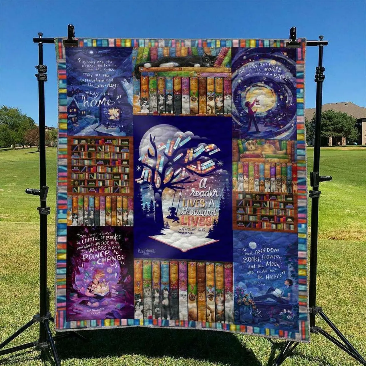 Reading Td2809756 Quilt Blanket and Home Decor
