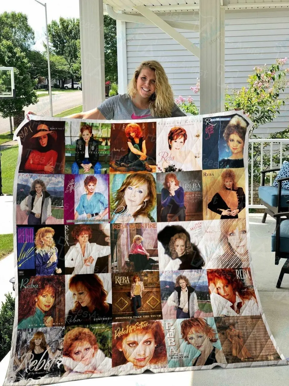 Reba Mcentire Quilt Blanket 0998 and Home Decor
