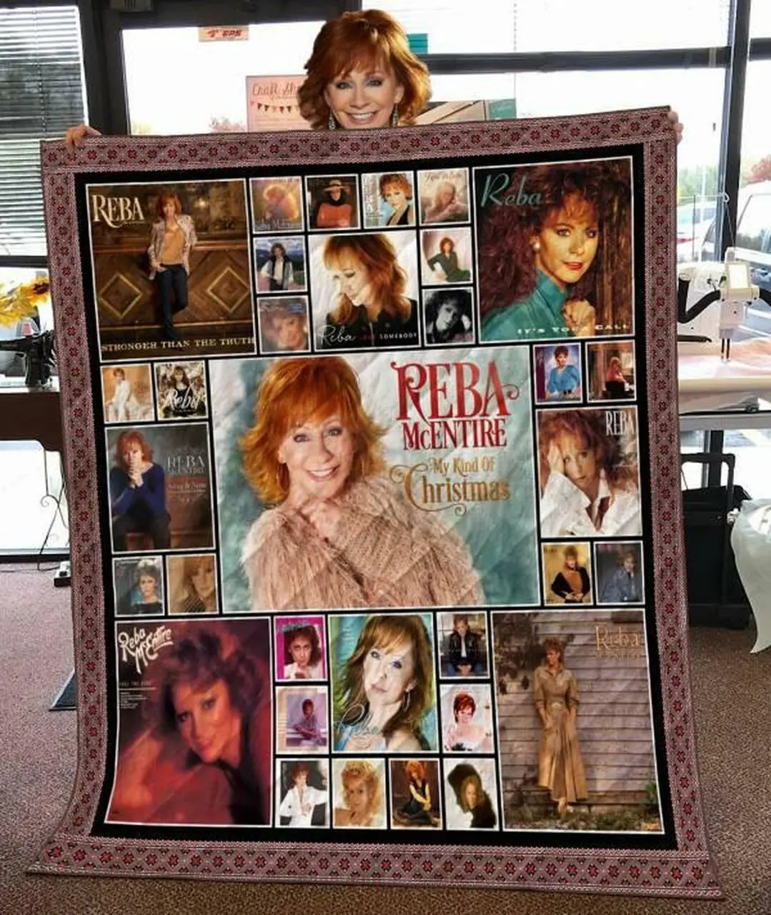 Reba Mcentire Quilt Blanket Limited Quilt Blanket and Home Decor