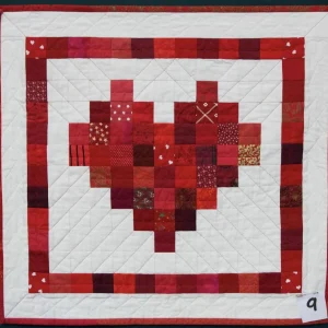 Red Heart Quilt Tdhco and Home Decor