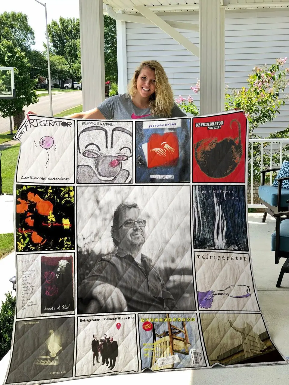 Refrigerator Quilt Blanket and Home Decor