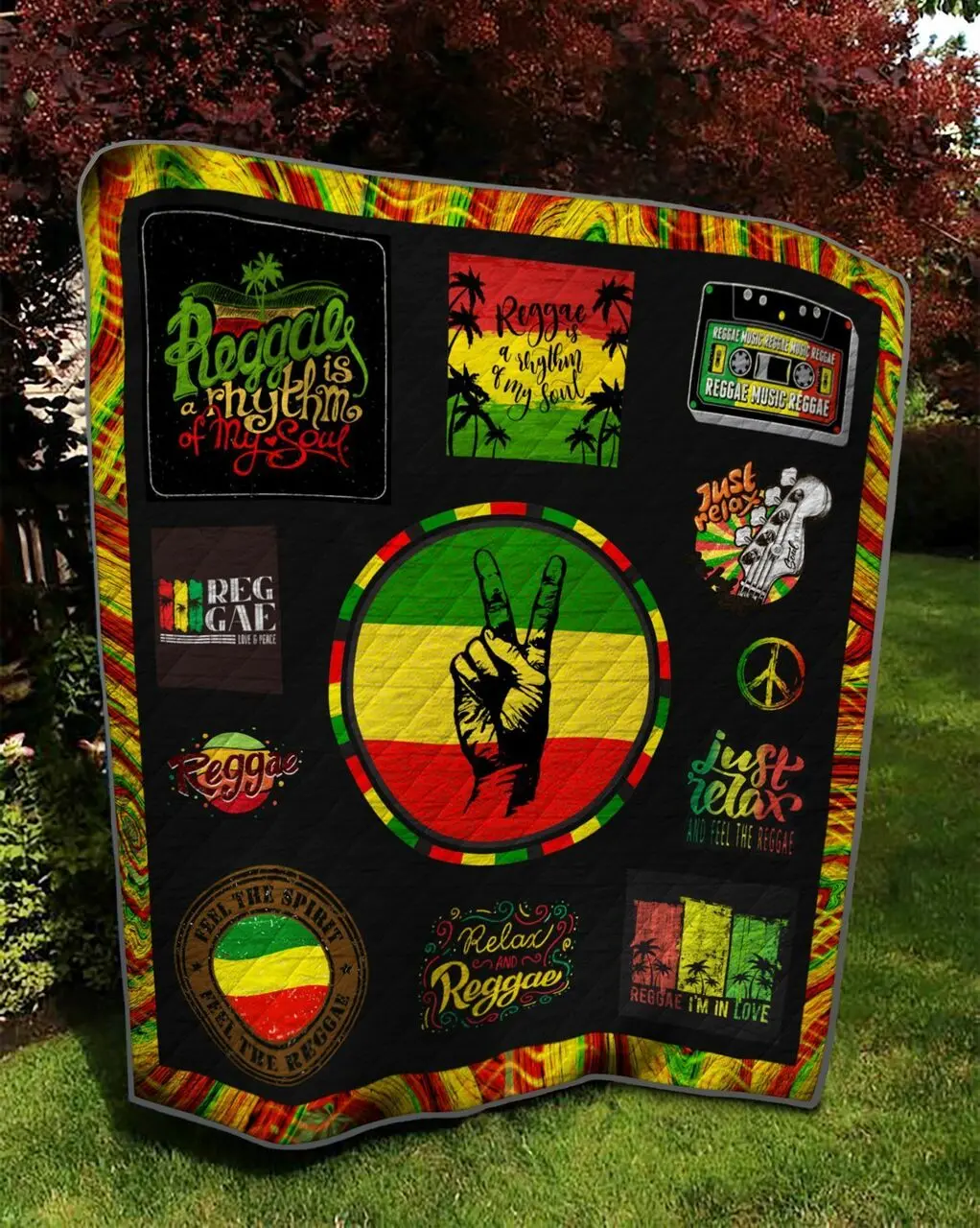 Reggae Quilt Tdhsl and Home Decor