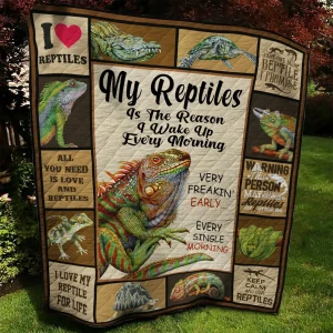 Reptile Quilt Blanket Bbb050672Ht and Home Decor