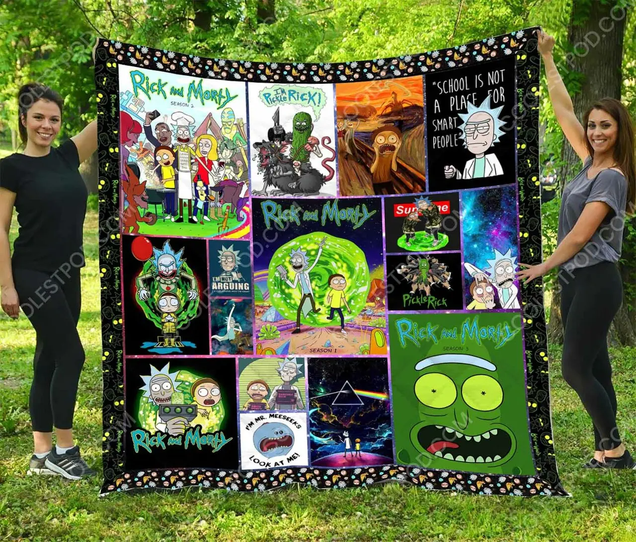 Rick And Morty – Quilt and Home Decor