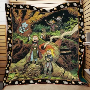 Rick In Orc Forest Quilt and Home Decor