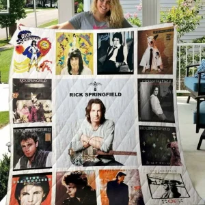 Rick Springfield Quilt Blanket M100603 Quilt and Home Decor