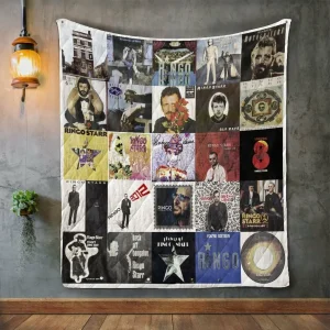 Ringo Starr Style 2 Quilt Blanket and Home Decor