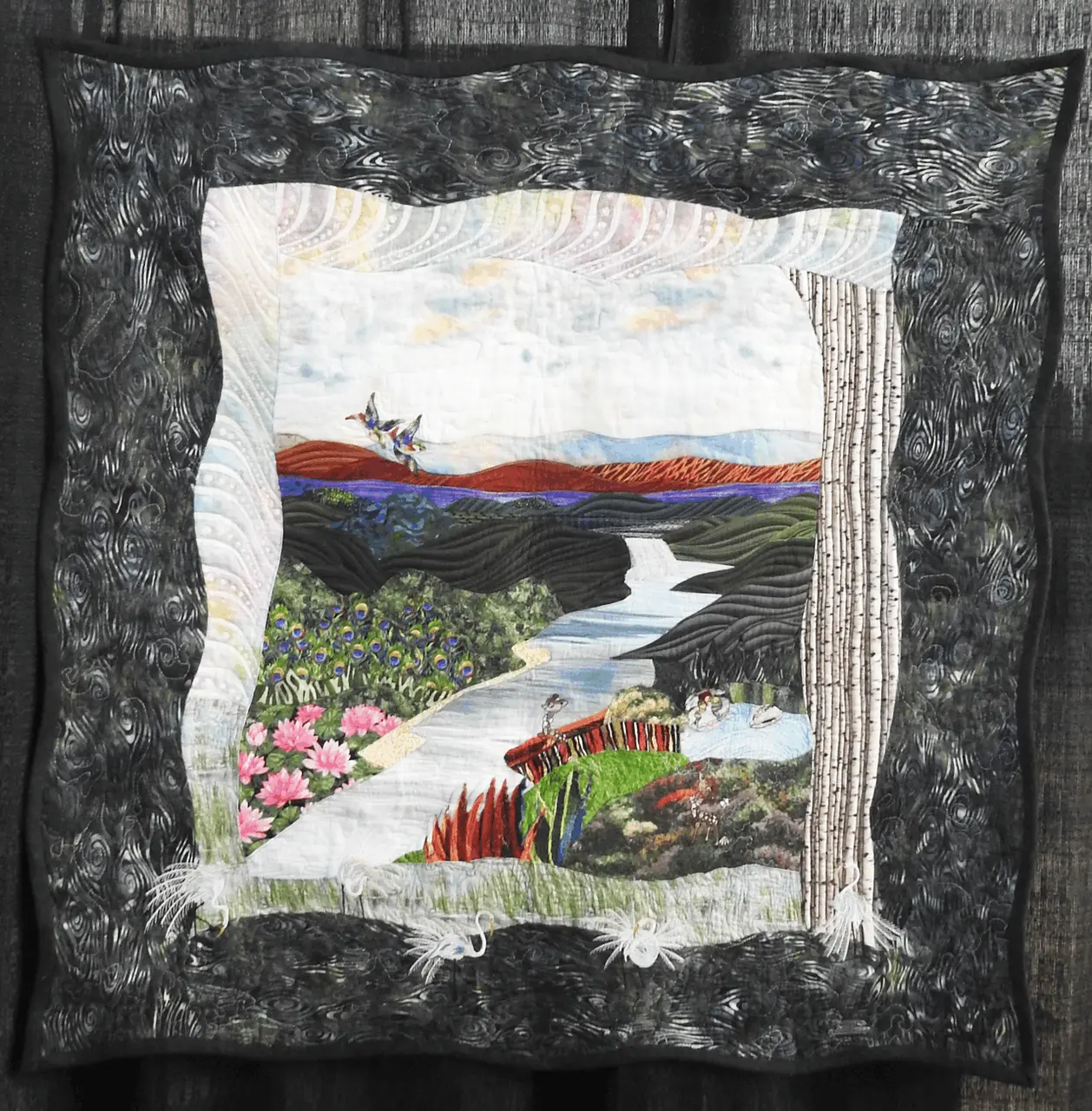 River Paradise Quilt Tdhck and Home Decor