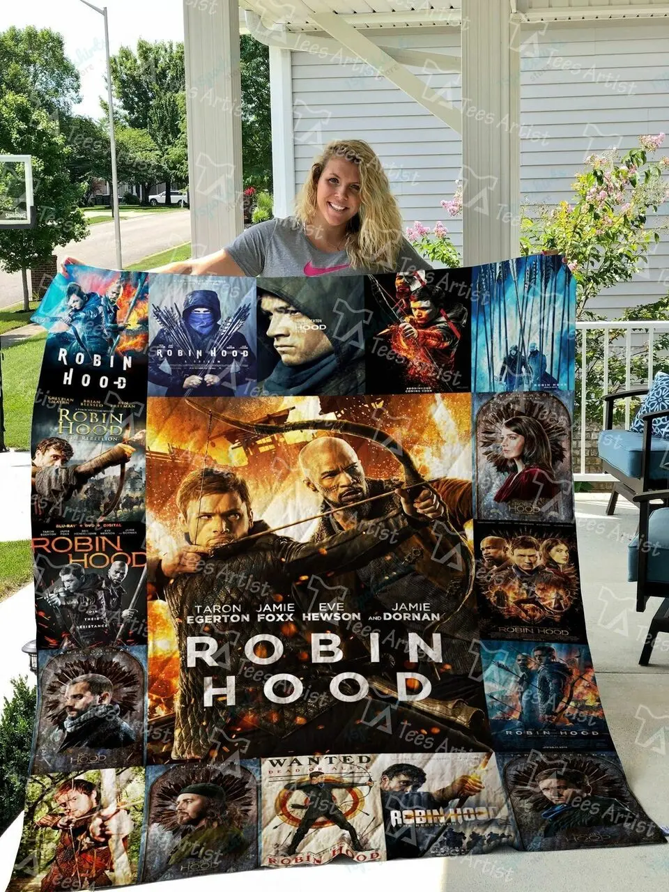 Robin Hood Quilt Blanket 0834 and Home Decor