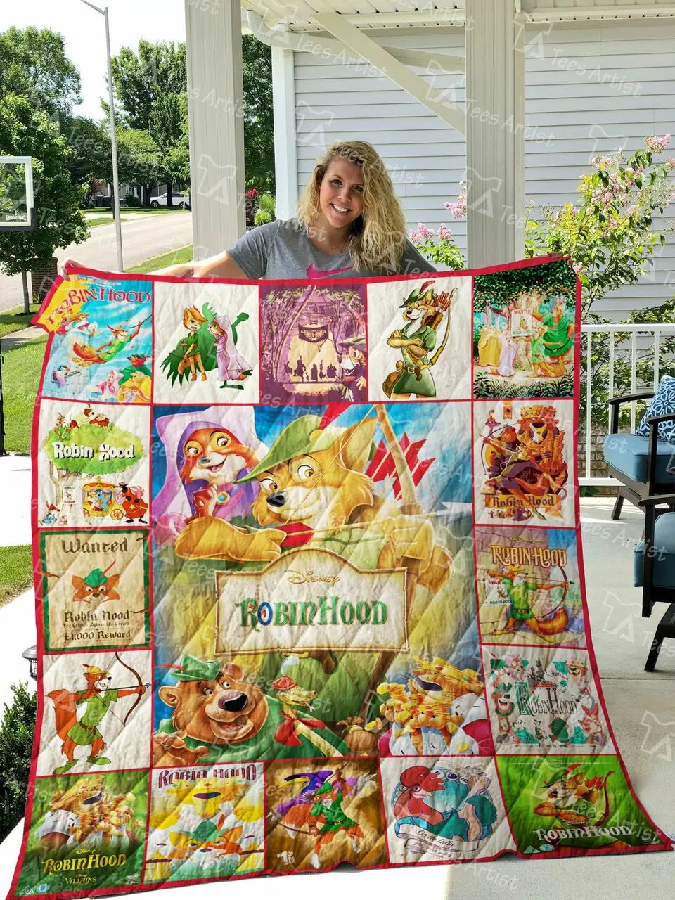 Robin Hood Quilt Blanket and Home Decor