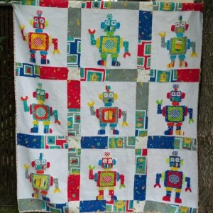 Robot Quilt Blanket Dhc3101265Lt and Home Decor