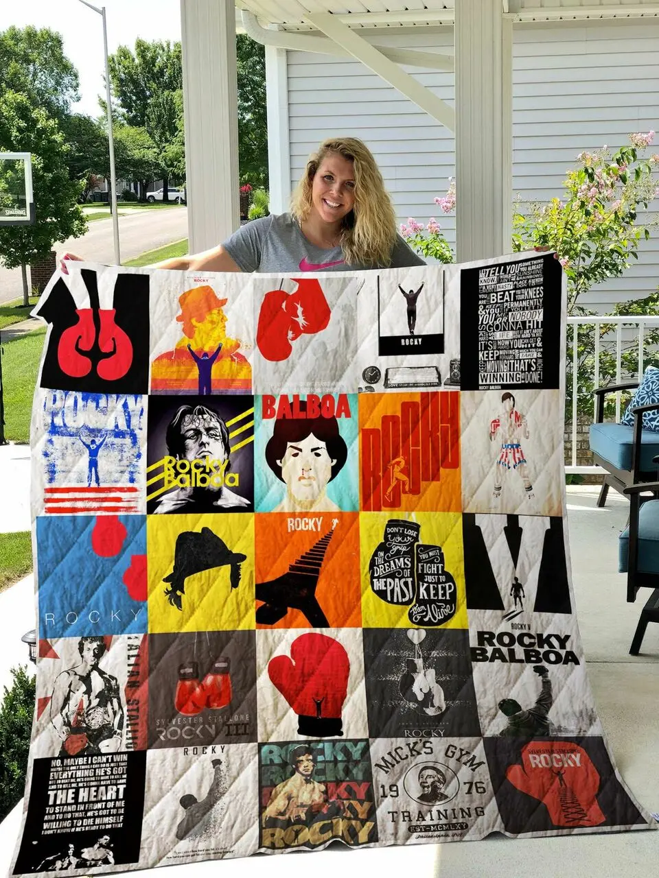 Rockey Quilt Blanket and Home Decor