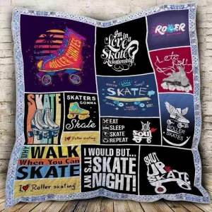 Roller Skatin Blanket Th0607 Quilt and Home Decor