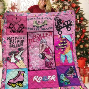 Roller Skating JFJ12024 3D Customized Quilt 2707 and Home Decor