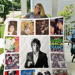 Ronnie Wood 3D Personalized Customized Quilt Blanket 9 and Home Decor