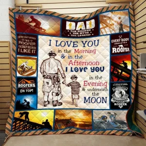 Roofer Jr112 Quilt Blanket and Home Decor