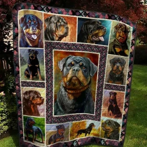 Rottweiler Hur Quilt and Home Decor