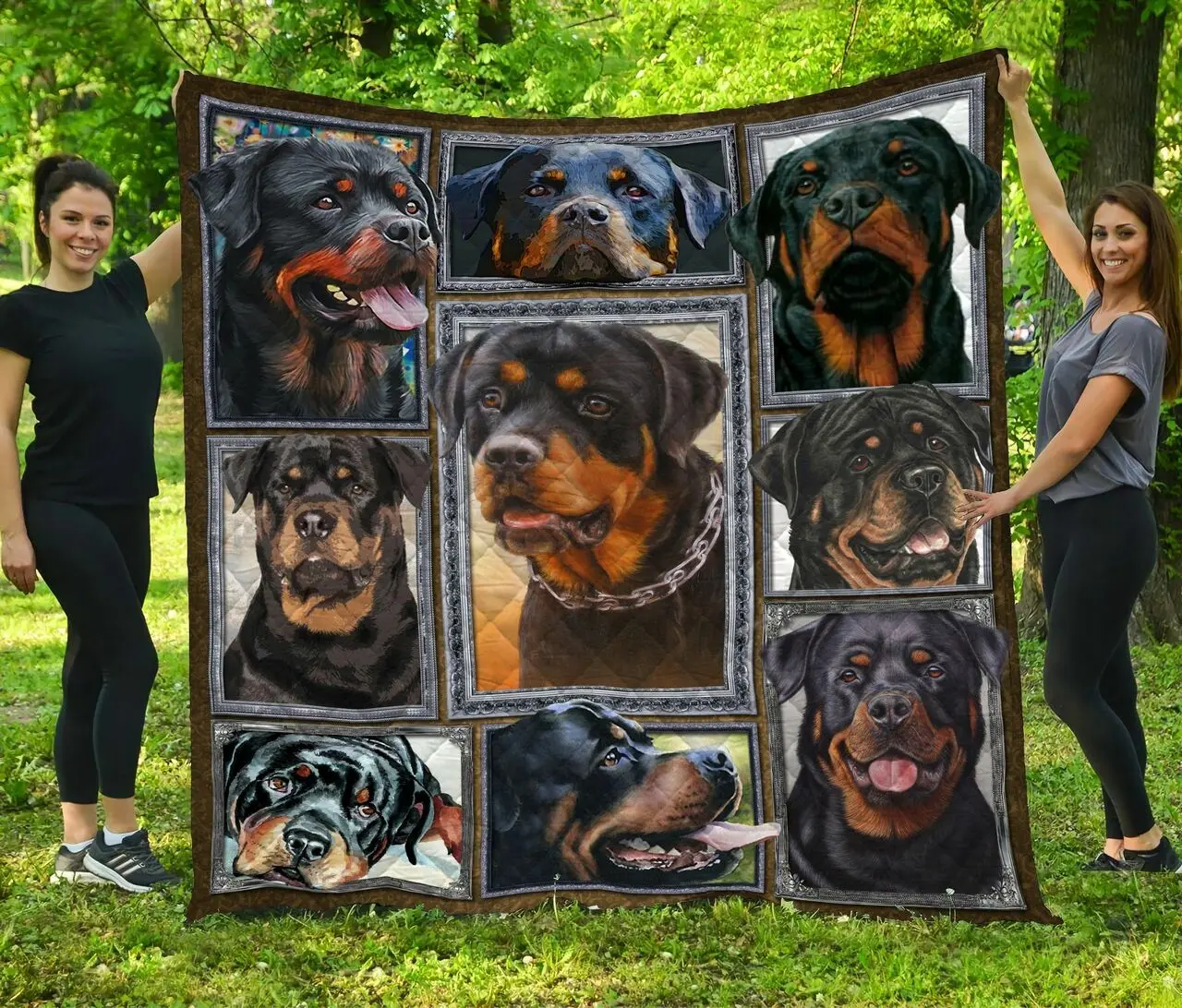 Rottweiler Quilt Blanket Dhc13122930Vt and Home Decor