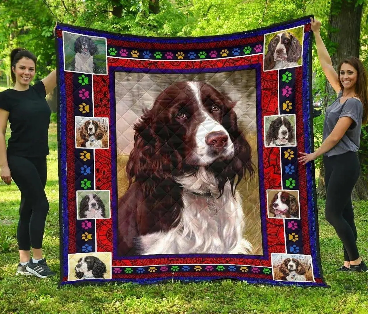 Rottweiler Strong Love U Quilt Ph and Home Decor