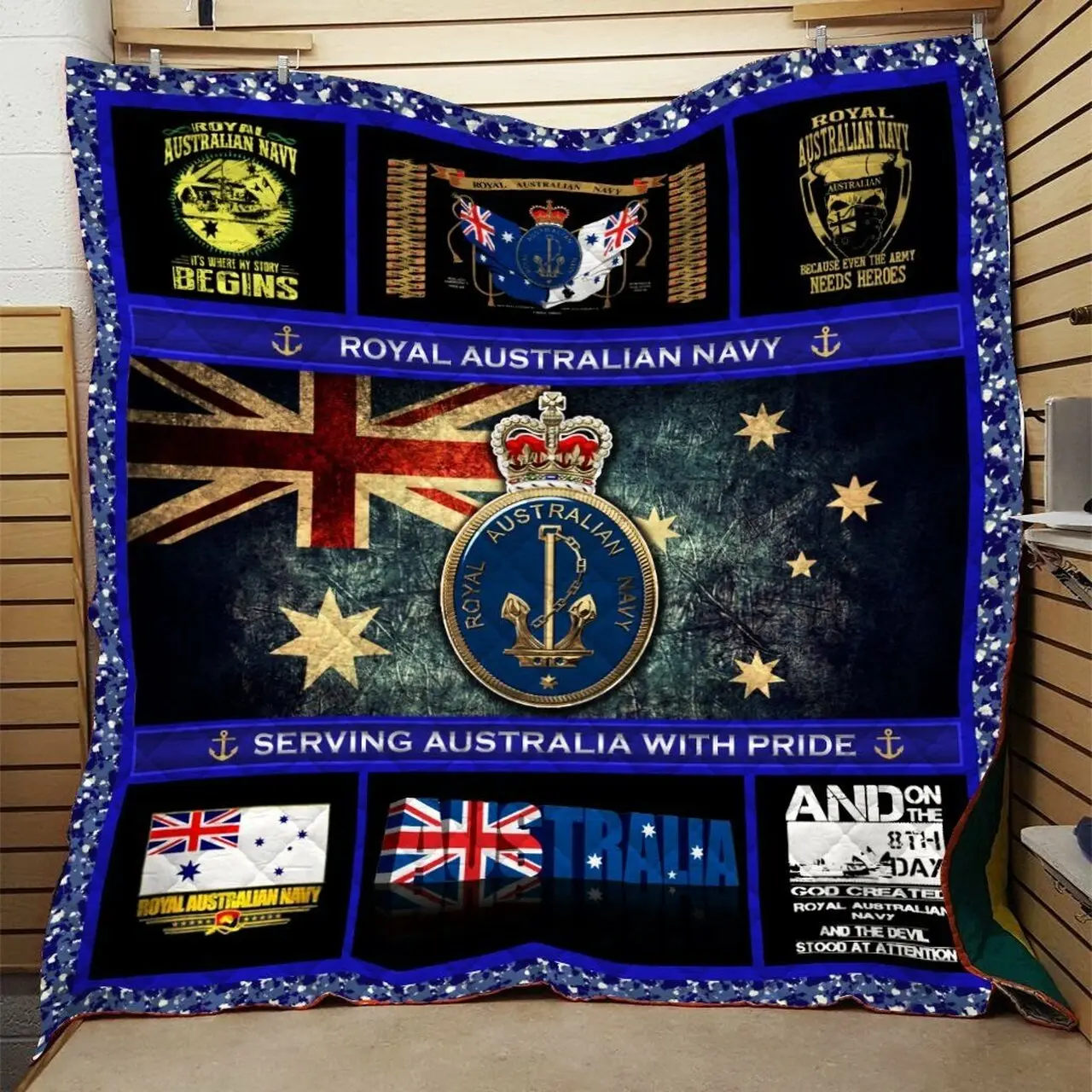 Royal Australian Navy Quilt Blanket Dhc0910657Vt and Home Decor