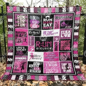 Run Time Quilt Blanket Th19 Quilt and Home Decor