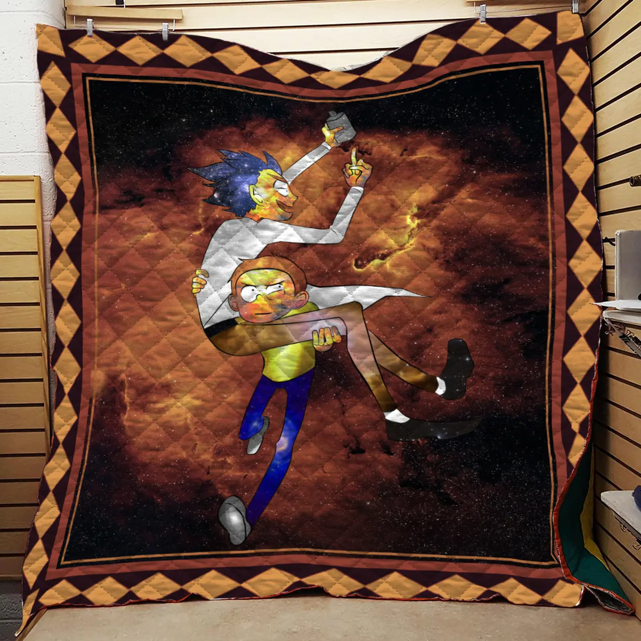 Running Man Quilt and Home Decor