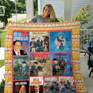 Rush Limbaugh Books Quilt Blanket and Home Decor