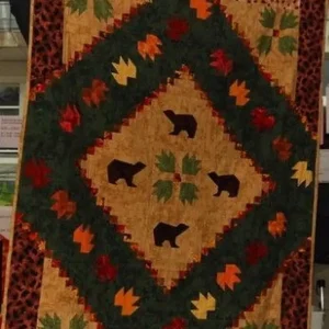 Rustic Bear Quilt Tdhfq and Home Decor