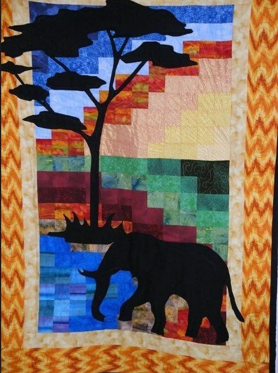 Safari Reflections Cla2110396Q Quilt Blanket and Home Decor