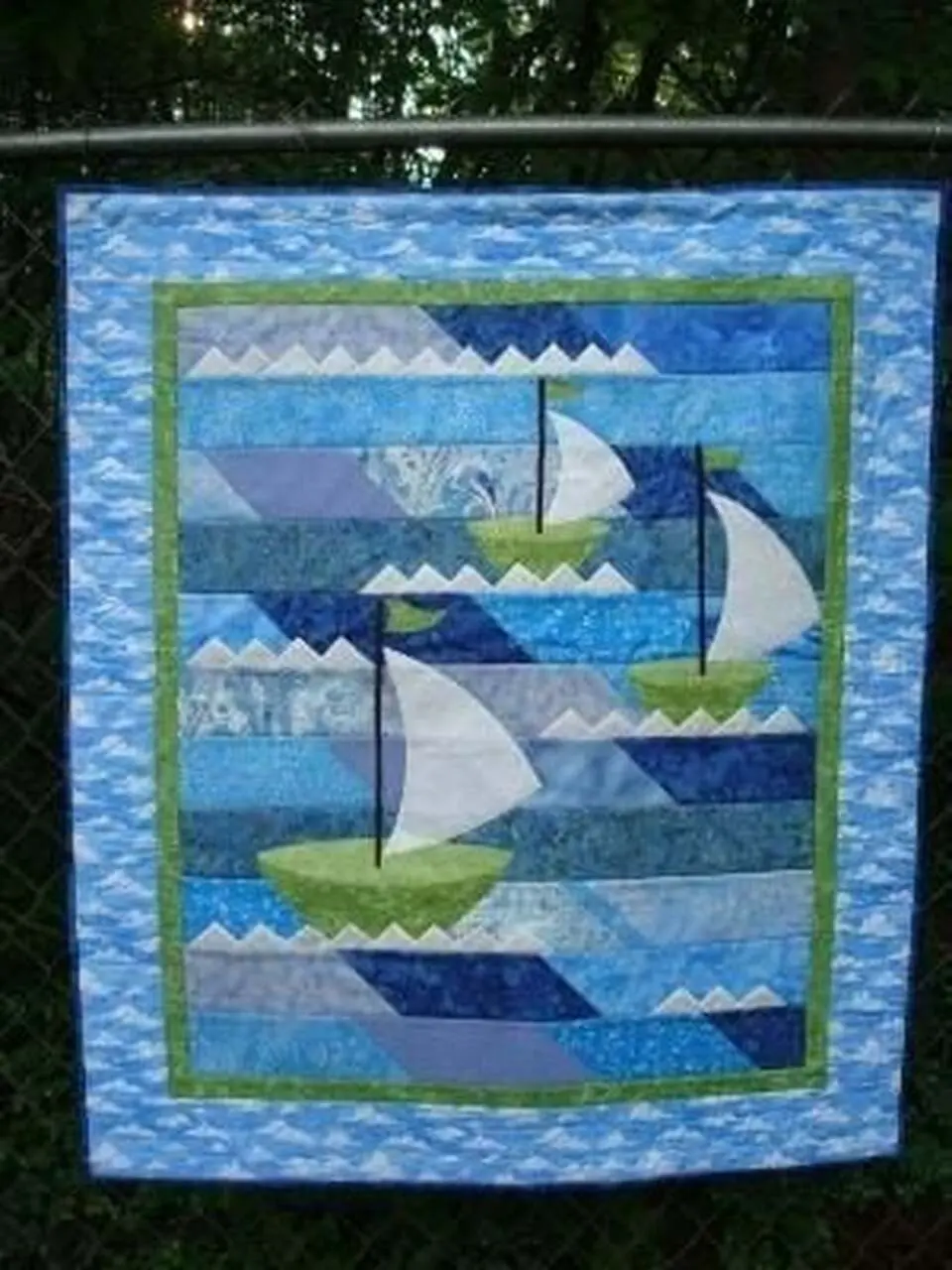 Sailboat Clp040738 Quilt Blanket and Home Decor