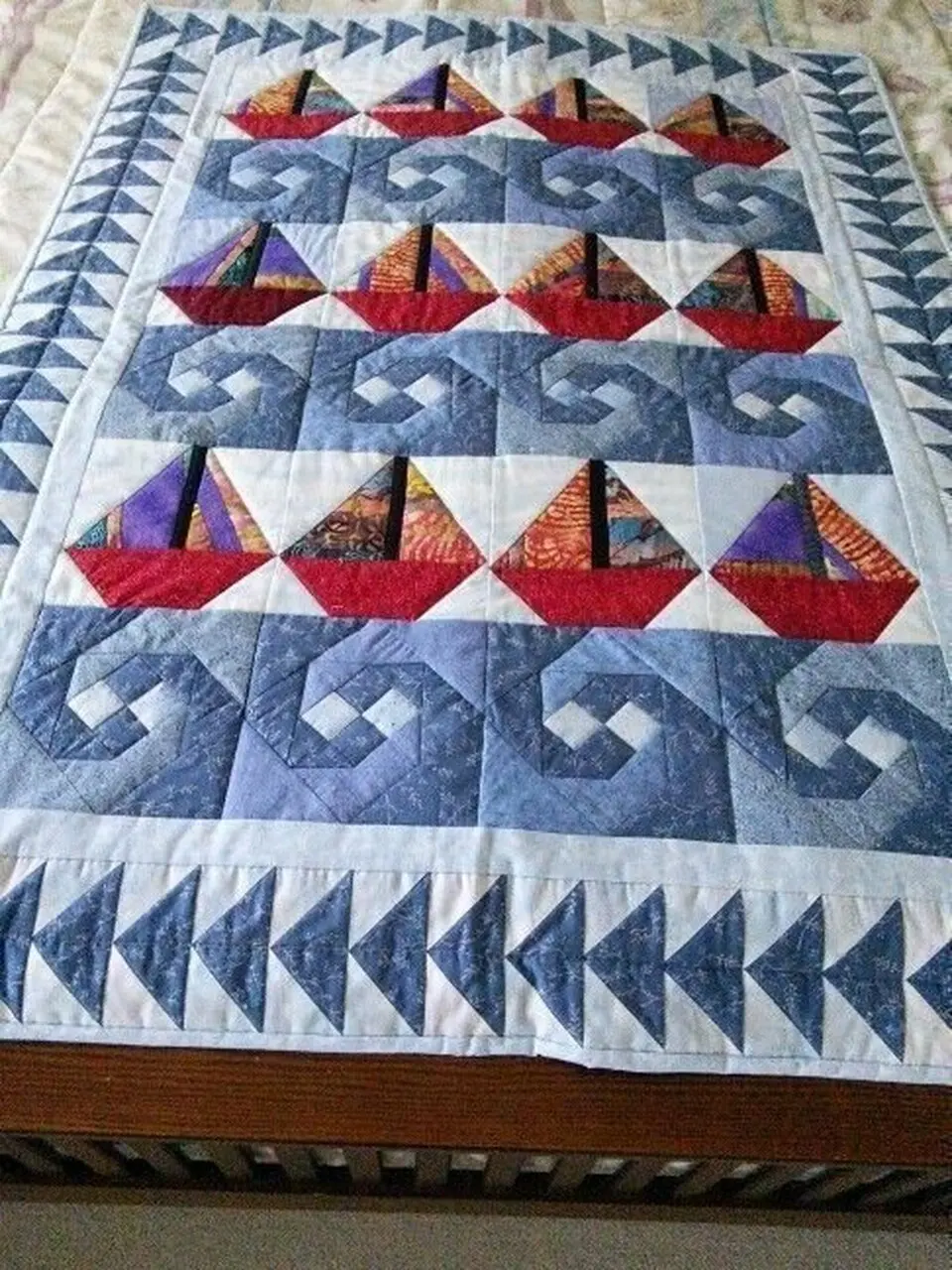 Sailboat Hur Quilt Bevrww and Home Decor