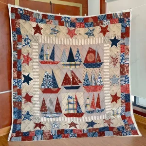 Sailing TH2509461CL Quilt Blanket and Home Decor